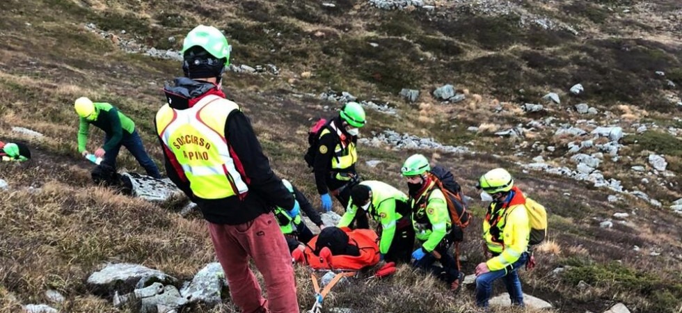 Operaio lavora alla linea elettrica in quota, ai piedi delle Tre Cime, ma cade e si ferisce: salvato dal Suem